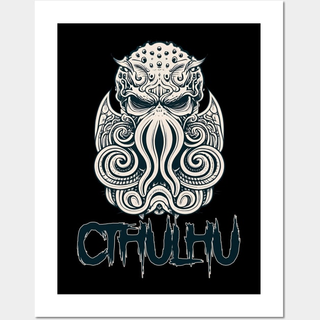 Cthulhu Wall Art by the-Bebop